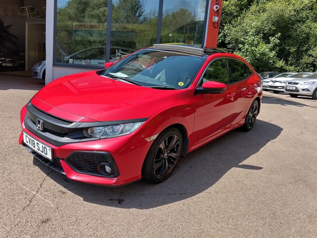 Honda Civic I-dtec Ex Hatchback Red #2