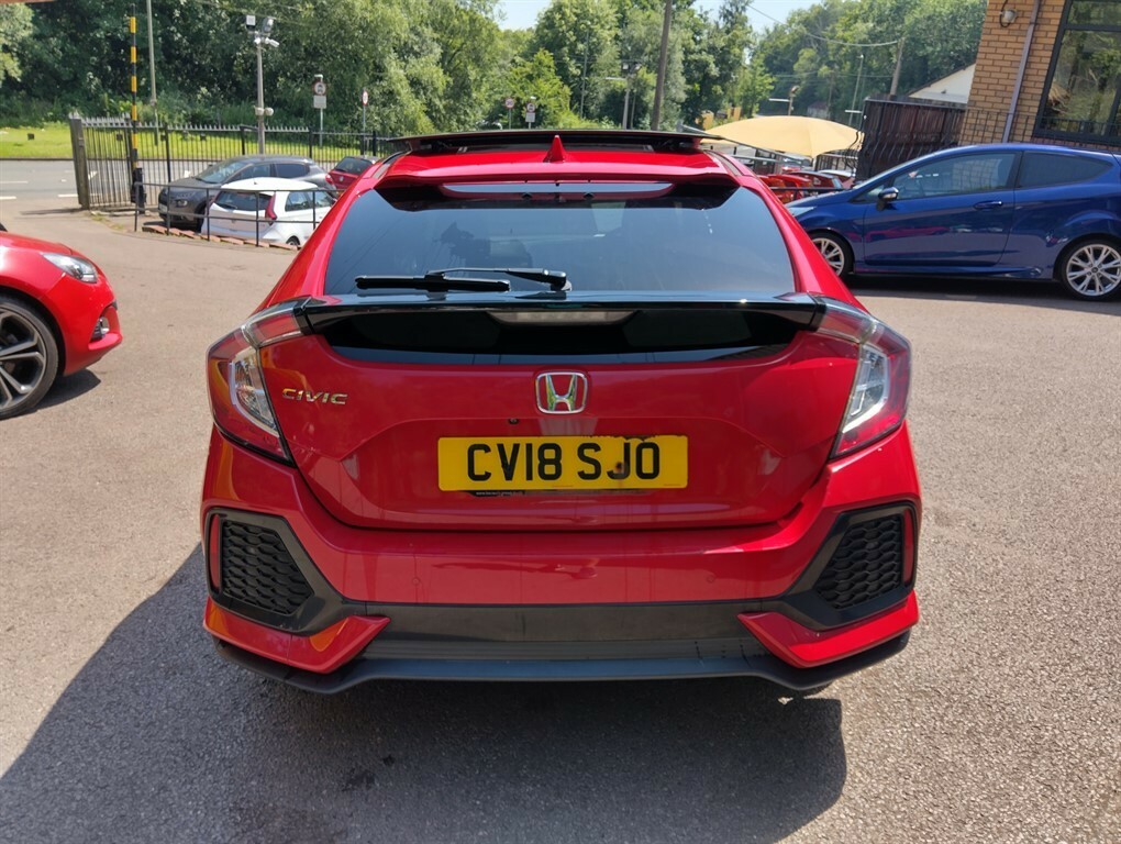 Honda Civic I-dtec Ex Hatchback Red #5
