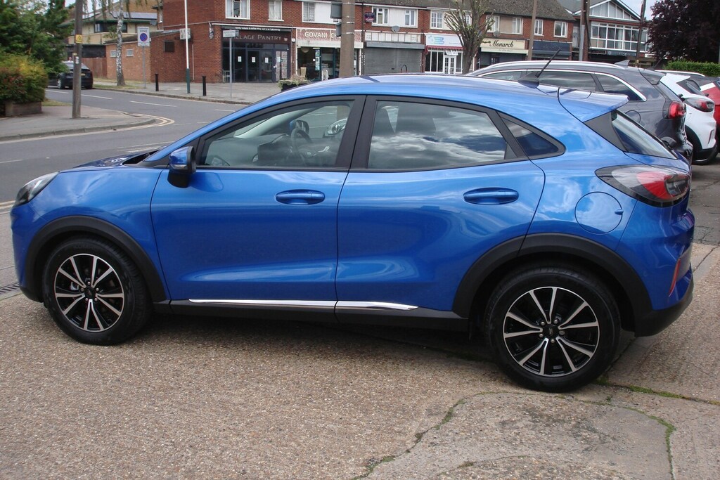Ford Puma 1.0 Ecoboost Hybrid Mhev Titanium EJ22WLZ Blue #2