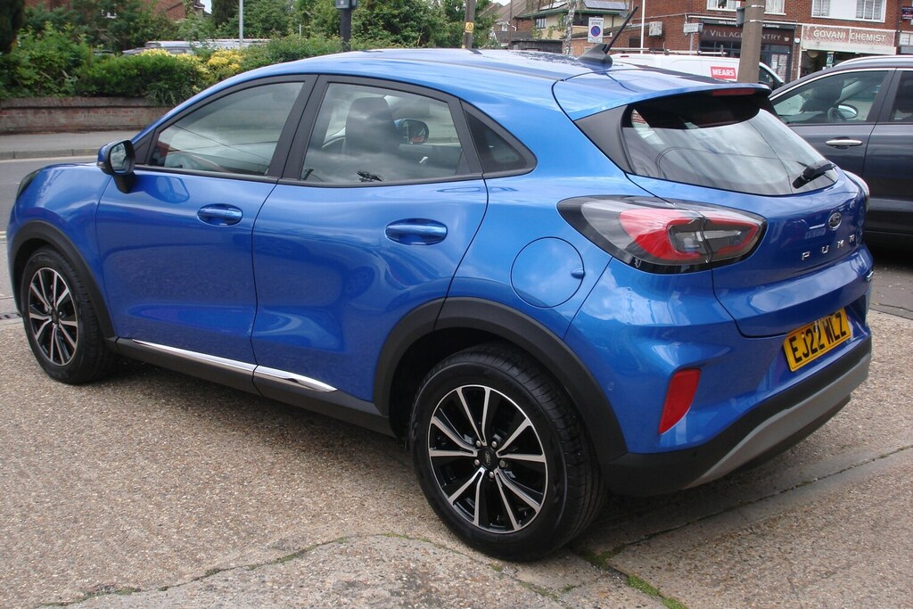 Ford Puma 1.0 Ecoboost Hybrid Mhev Titanium EJ22WLZ Blue #3