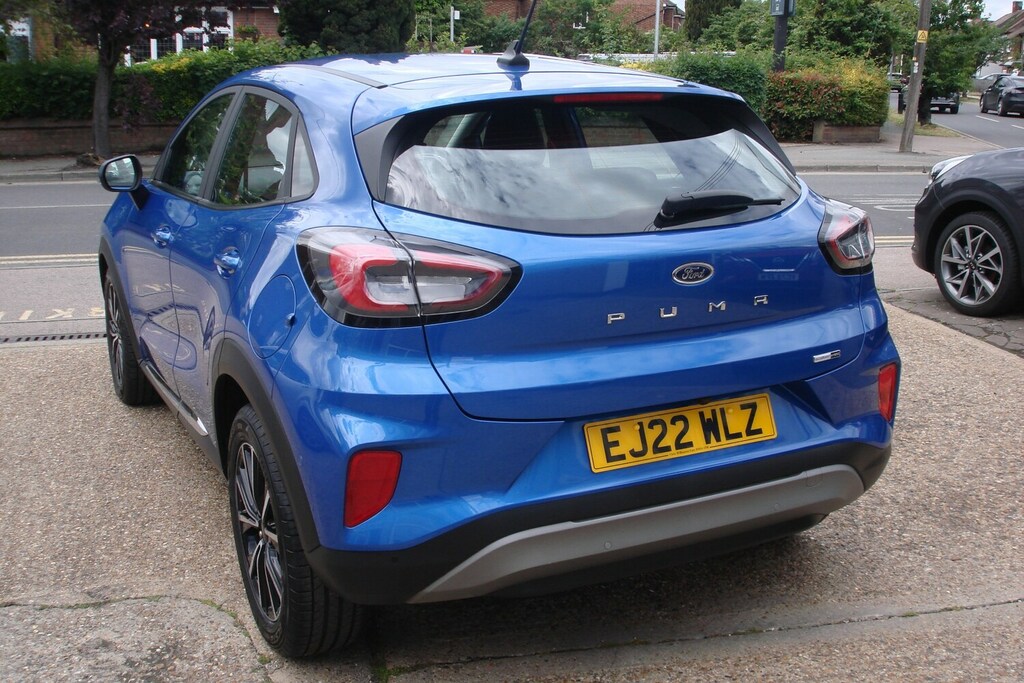 Ford Puma 1.0 Ecoboost Hybrid Mhev Titanium EJ22WLZ Blue #4