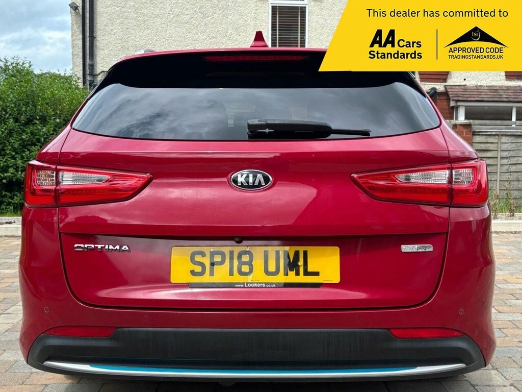 Kia Optima Estate Red #6
