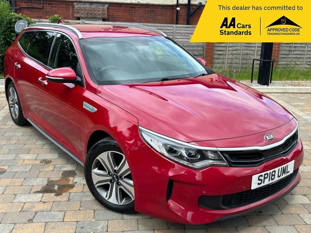 Kia Optima Estate Red #4