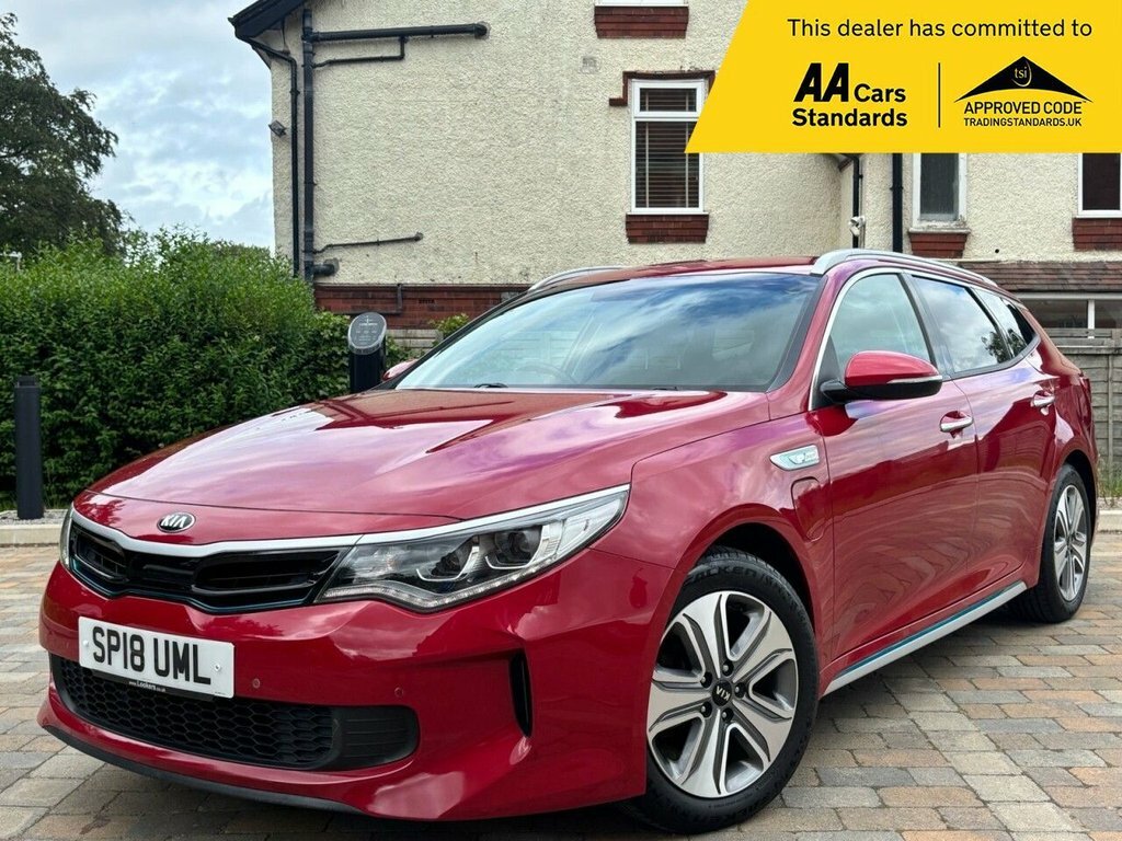 Kia Optima Estate Red #3
