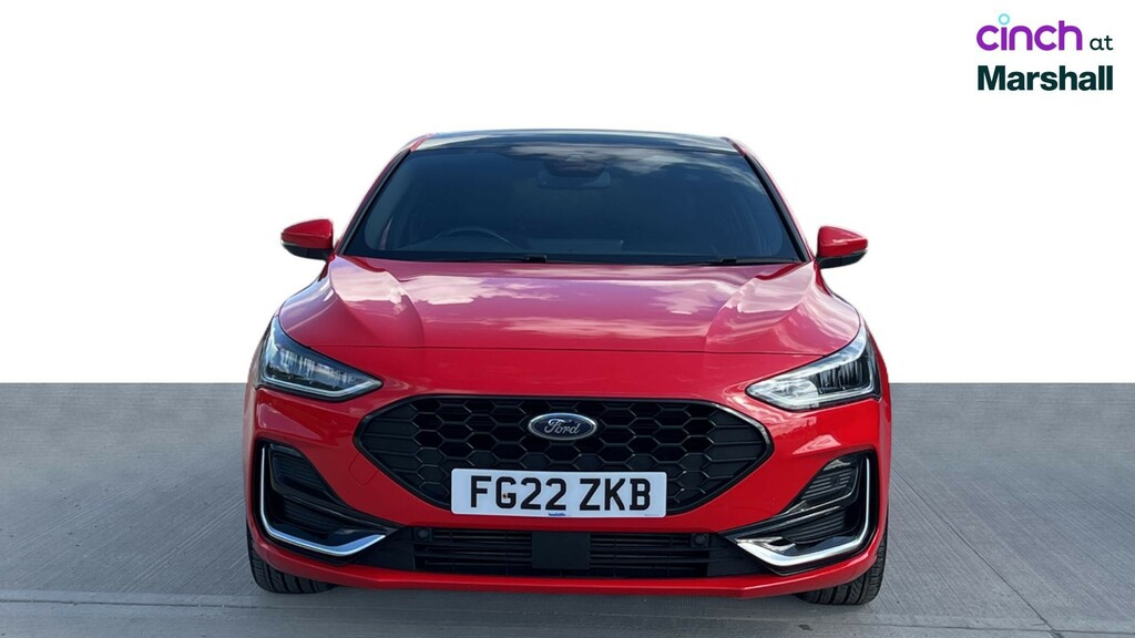Ford Focus 1.0 Ecoboost St-line 5Dr- Red Stitching, Front R Black #8