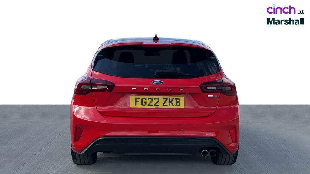 Ford Focus 1.0 Ecoboost St-line 5Dr- Red Stitching, Front R Black #4