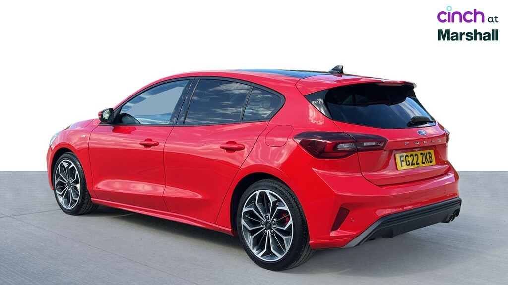 Ford Focus 1.0 Ecoboost St-line 5Dr- Red Stitching, Front R Black #5