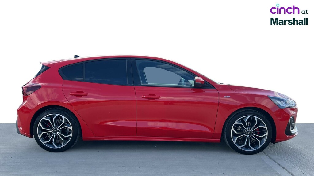 Ford Focus 1.0 Ecoboost St-line 5Dr- Red Stitching, Front R Black #2