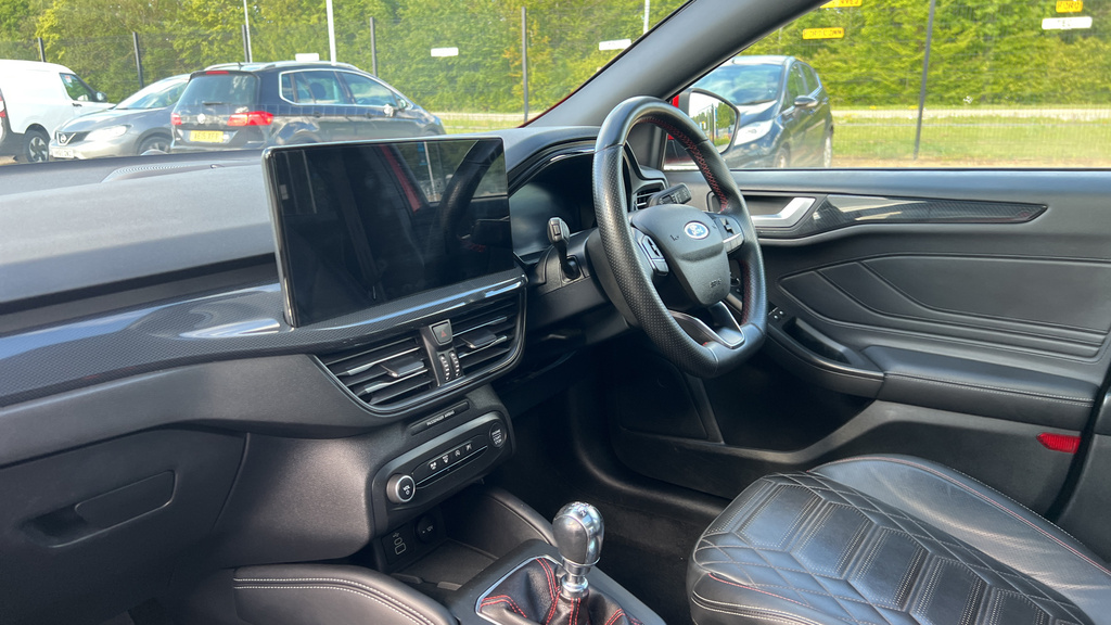 Ford Focus 1.0 Ecoboost St-line 5Dr- Red Stitching, Front R Black #10