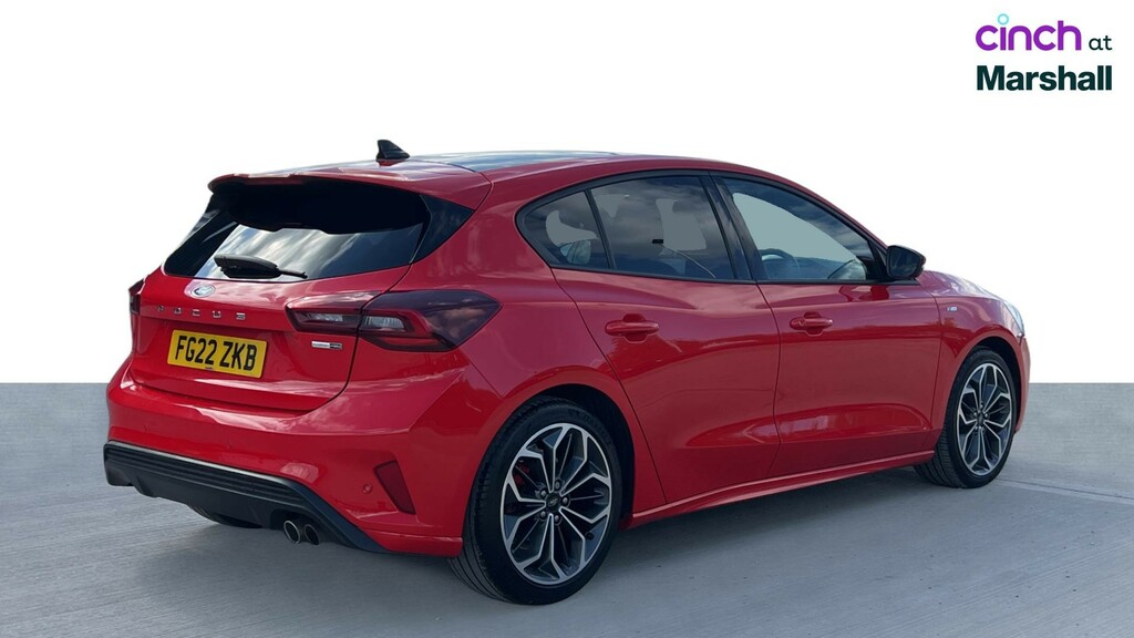 Ford Focus 1.0 Ecoboost St-line 5Dr- Red Stitching, Front R Black #3
