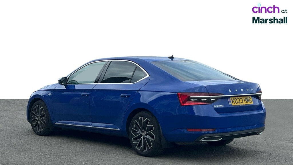 Skoda Superb Se L Blue #5