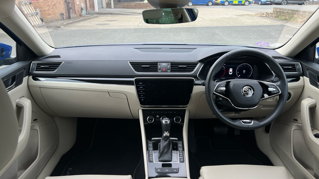 Skoda Superb Se L Blue #11