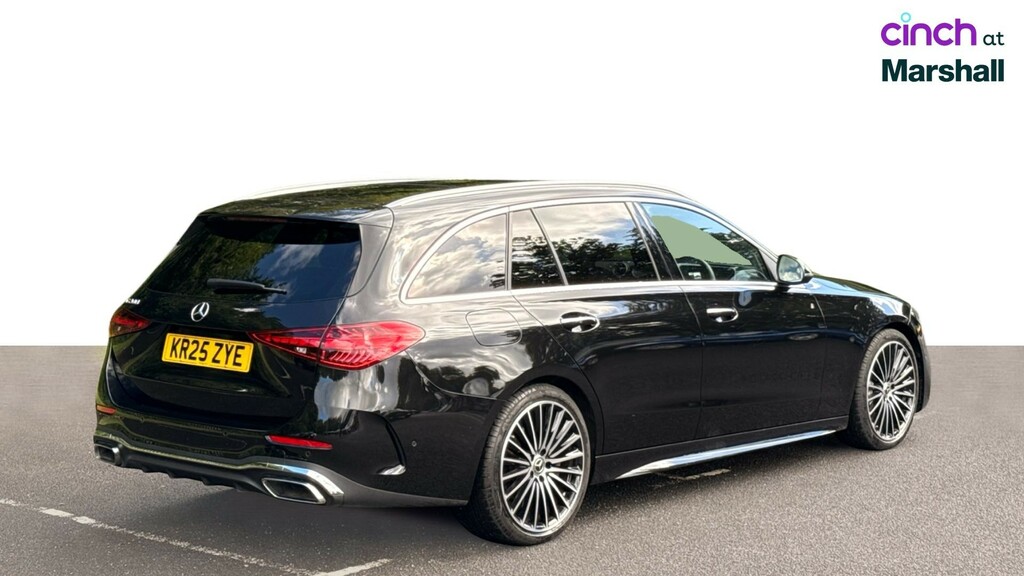 Mercedes-Benz C Class Amg Line Black #4