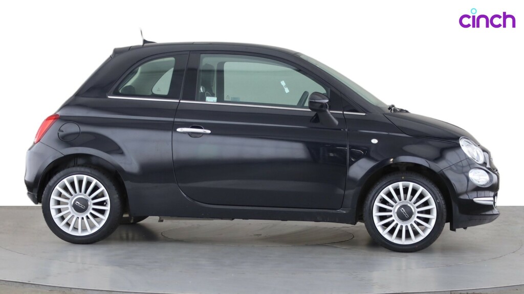 Fiat 500 Hatchback Black #2