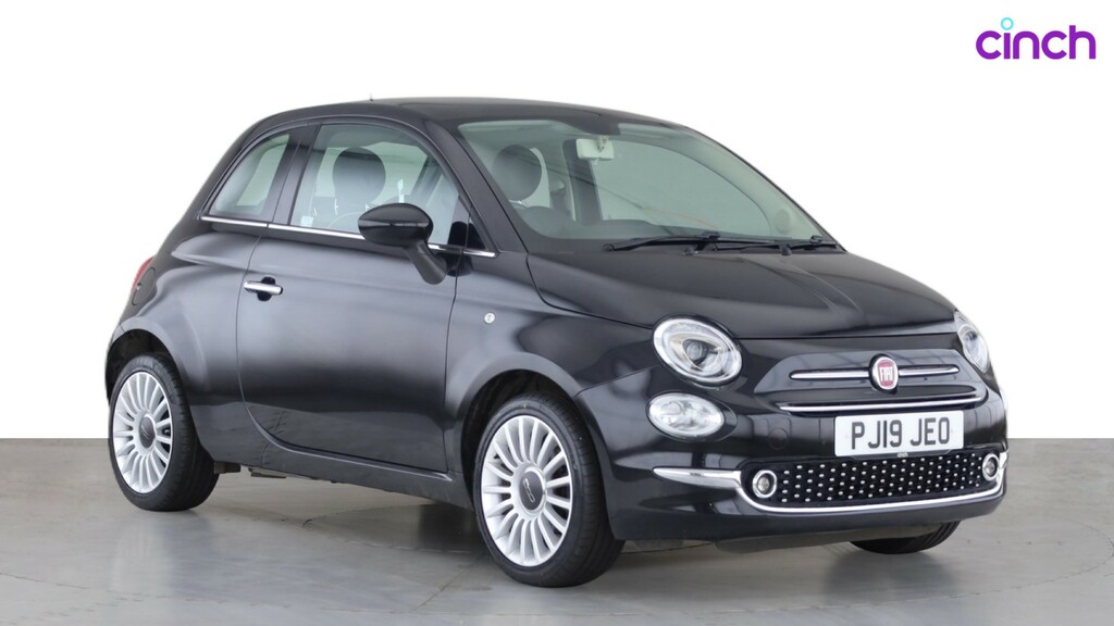 Fiat 500 Hatchback Black #1