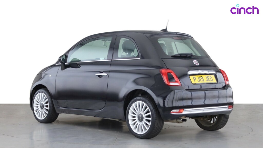 Fiat 500 Hatchback Black #7