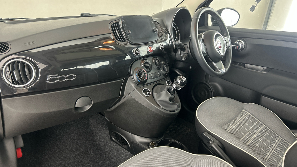 Fiat 500 Hatchback Black #12