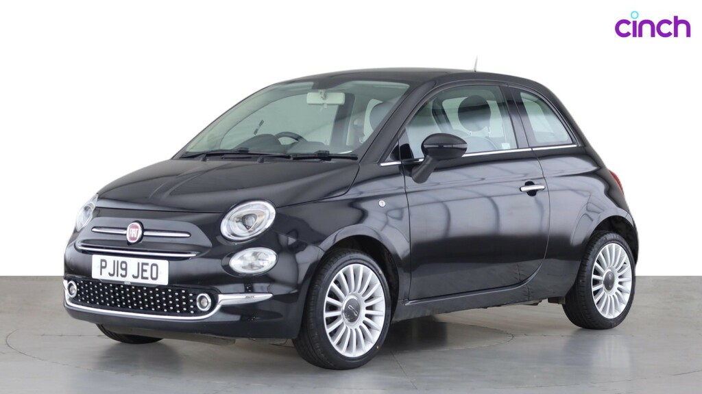 Fiat 500 Hatchback Black #9