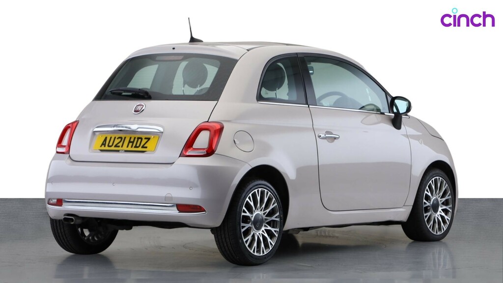 Fiat 500 Hatchback Grey #3