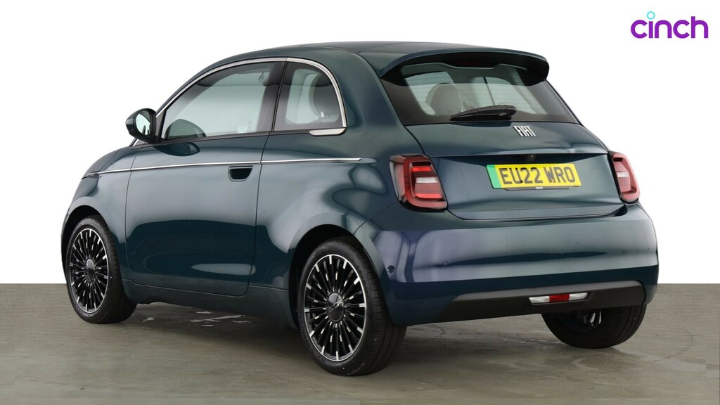 Fiat 500E Red Grey #5