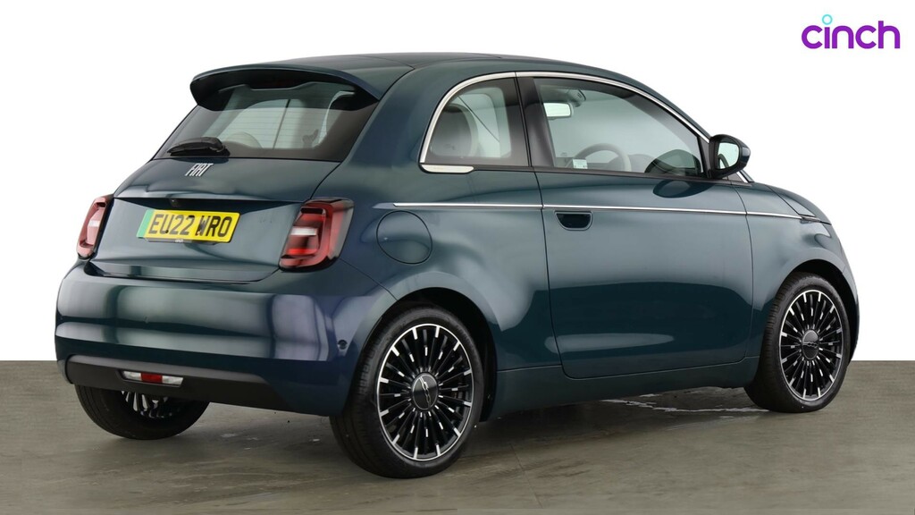 Fiat 500E Red Grey #3