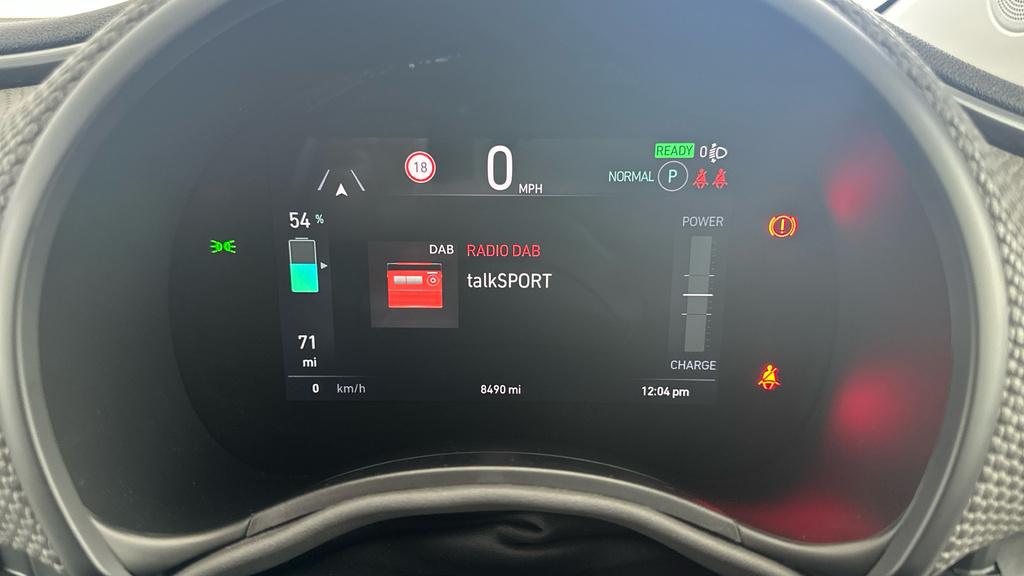 Fiat 500E Red Grey #23