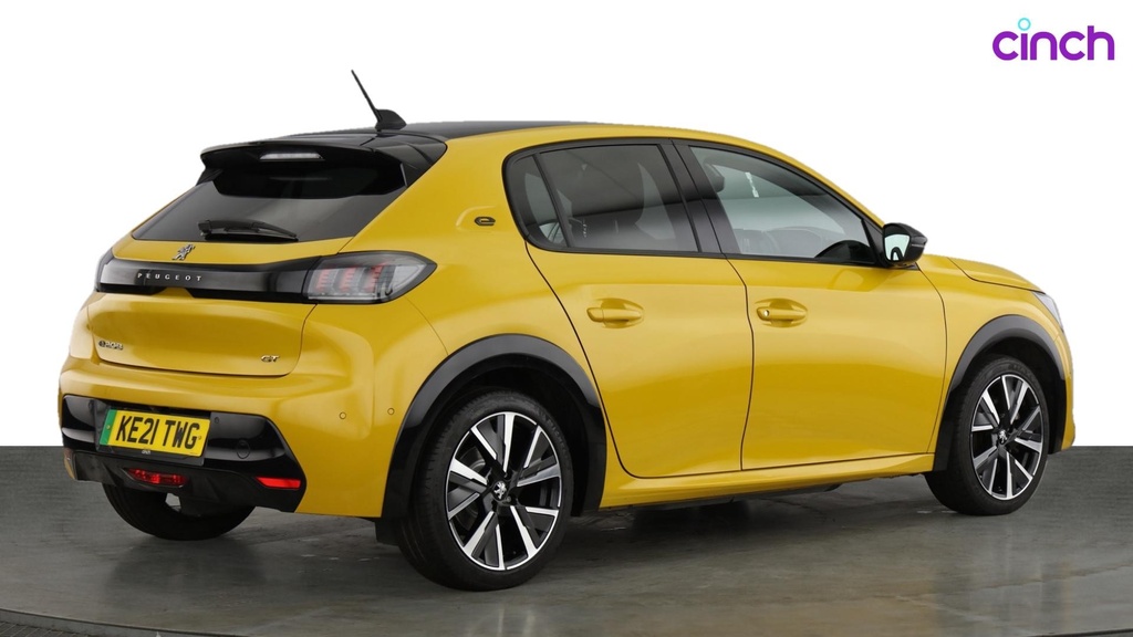 Peugeot e-208 Hatchback Black #3