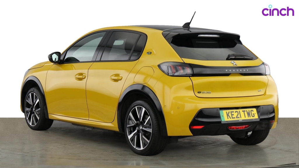 Peugeot e-208 Hatchback Black #5