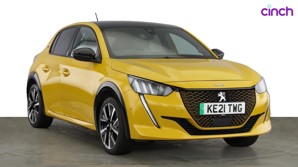 Peugeot e-208 Hatchback Black #1