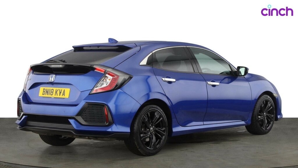 Honda Civic Vtec Ex Black #3