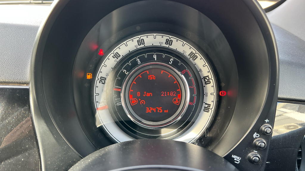 Fiat 500C 120Th Grey #13
