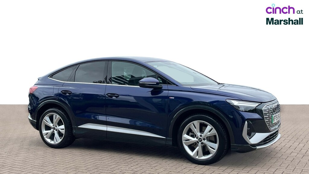Audi Q4 E Tron 210Kw 45 82Kwh S Line Leathertech Pack Blue #1
