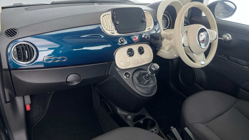 Fiat 500 Hatchback Blue #12