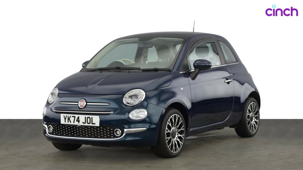 Fiat 500 Hatchback Blue #7