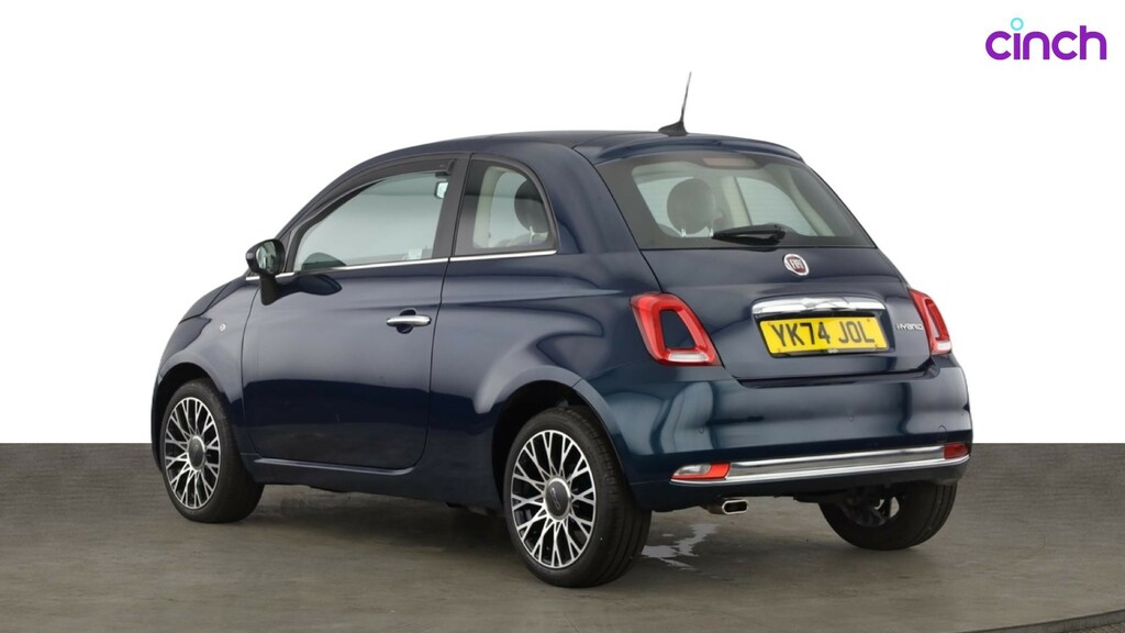 Fiat 500 Hatchback Blue #5