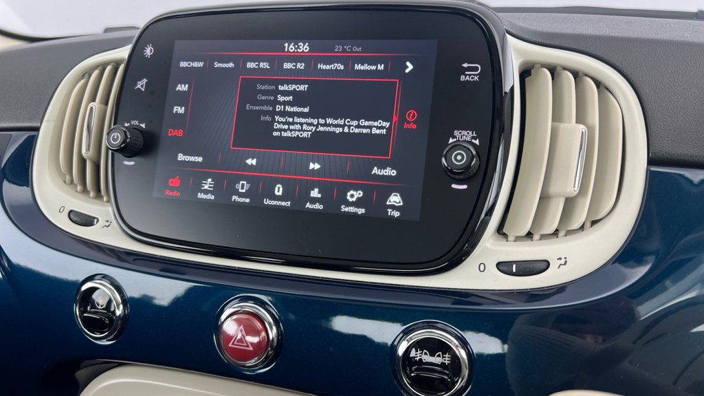 Fiat 500 Hatchback Blue #15
