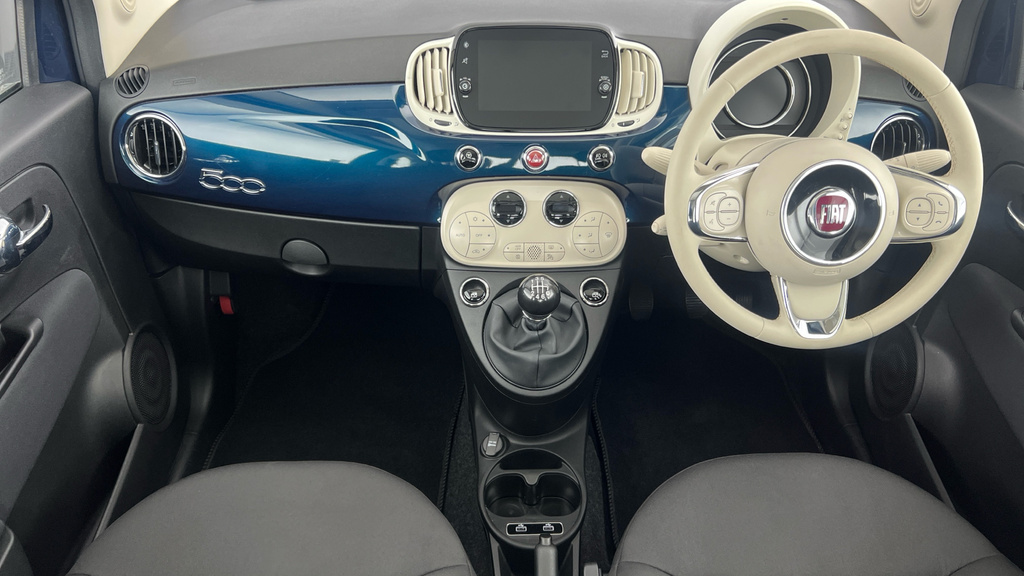 Fiat 500 Hatchback Blue #13
