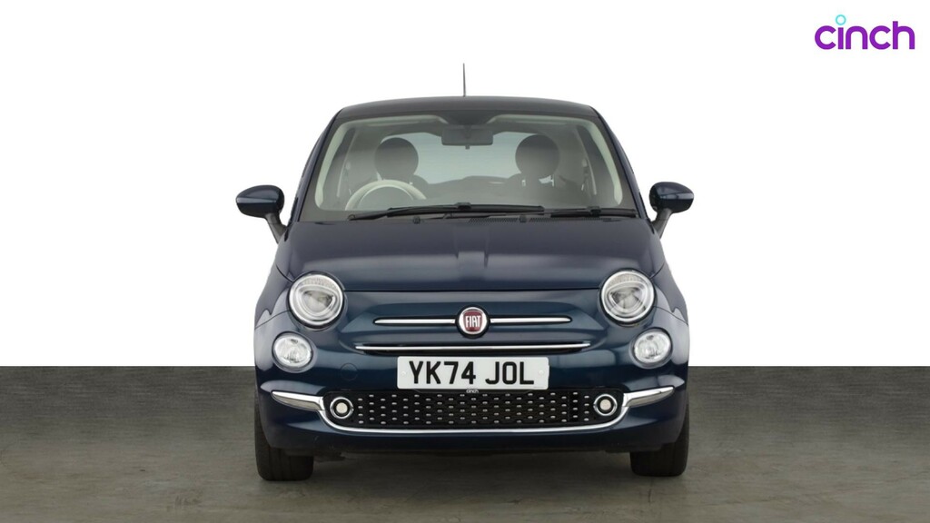 Fiat 500 Hatchback Blue #8
