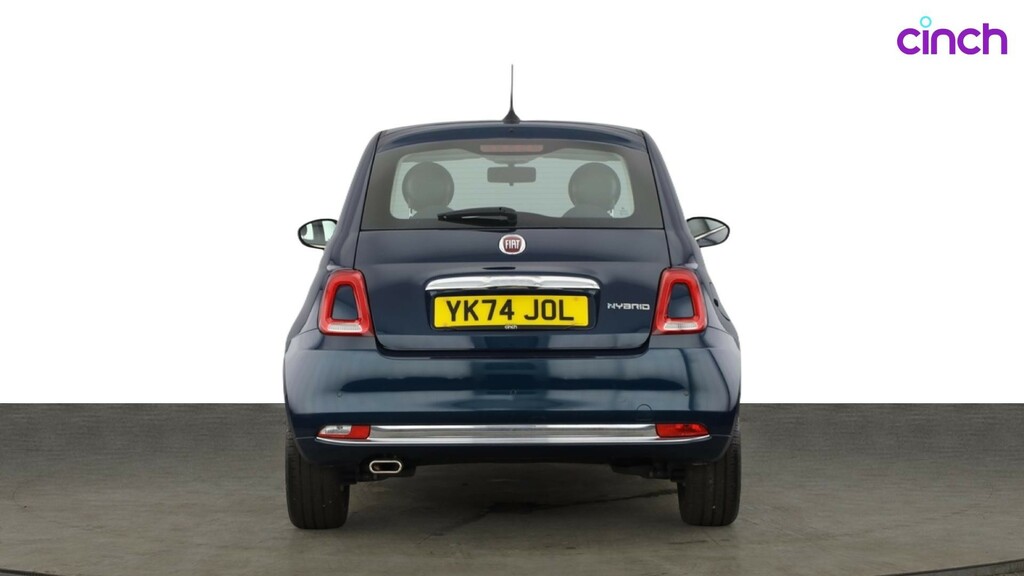 Fiat 500 Hatchback Blue #4