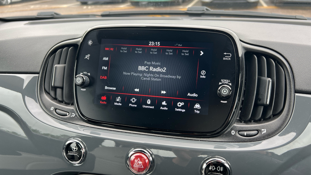 Fiat 500C C Hey Google Grey #13
