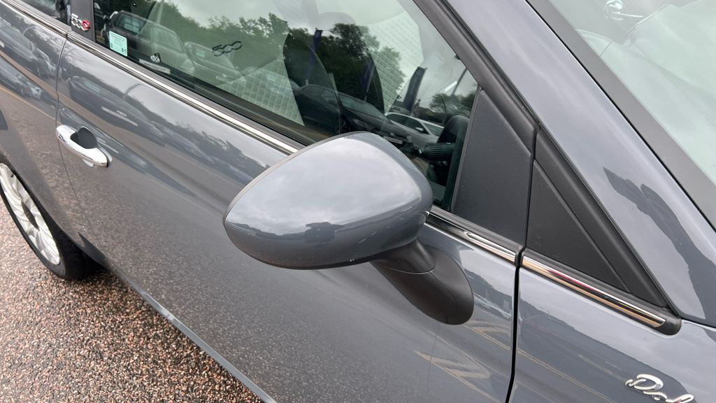 Fiat 500C C Hey Google Grey #43