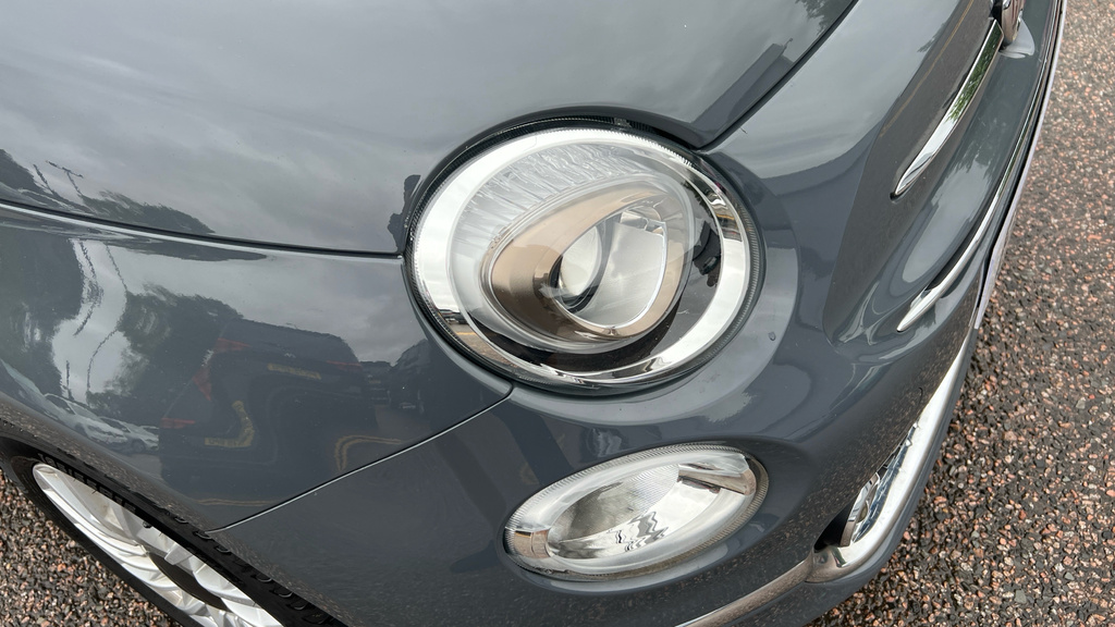 Fiat 500C C Hey Google Grey #42