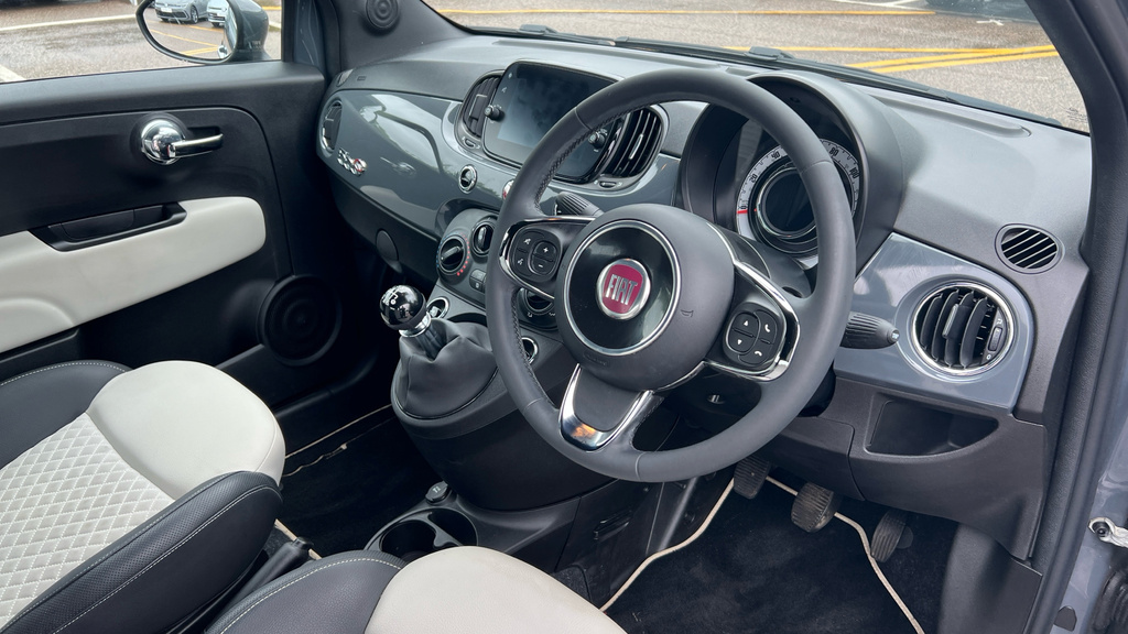 Fiat 500C C Hey Google Grey #11