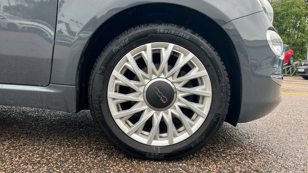 Fiat 500C C Hey Google Grey #24