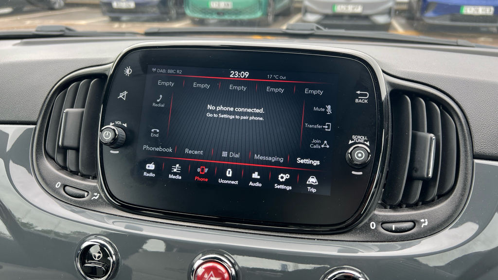 Fiat 500C C Hey Google Grey #40