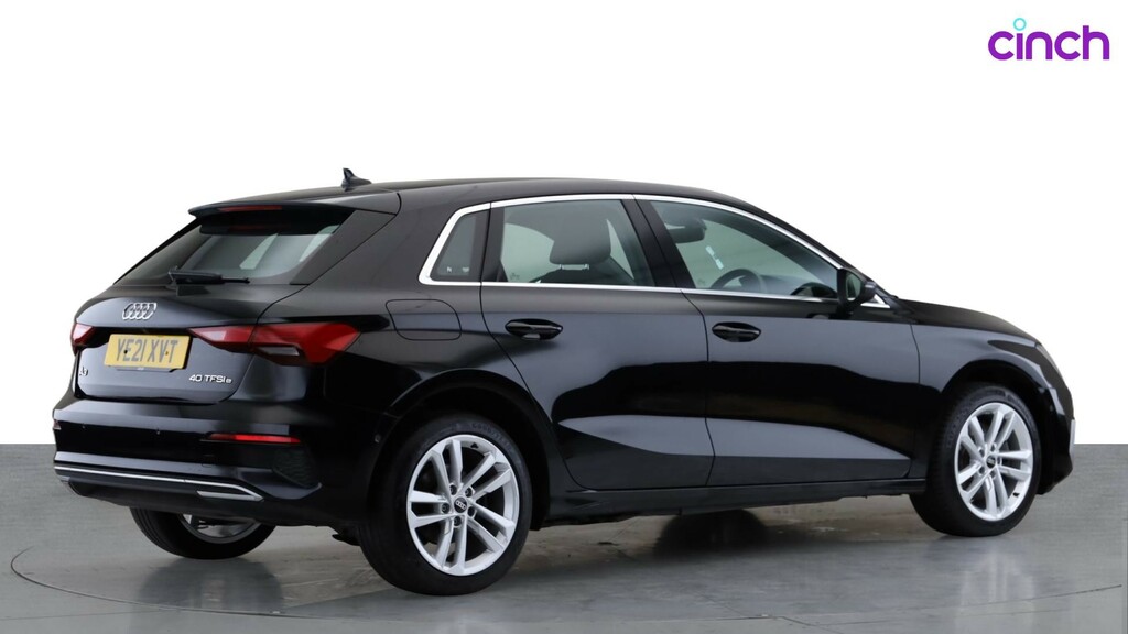 Audi A3 2021 1.4 Sportback Tfsi E S Line 202 Bhp Black #3
