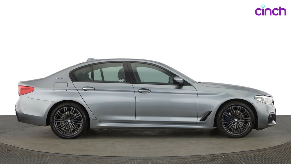BMW 5 Series Saloon Blue #2
