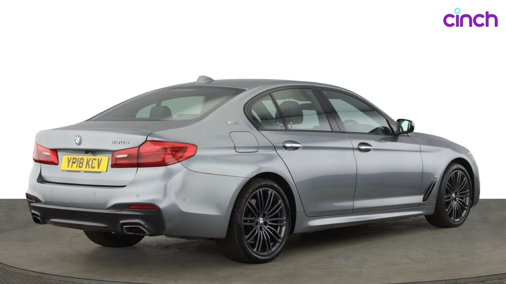 BMW 5 Series Saloon Blue #3
