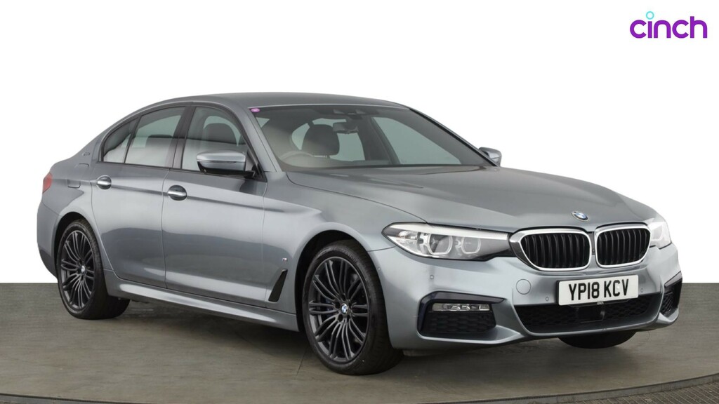 BMW 5 Series Saloon Blue #1