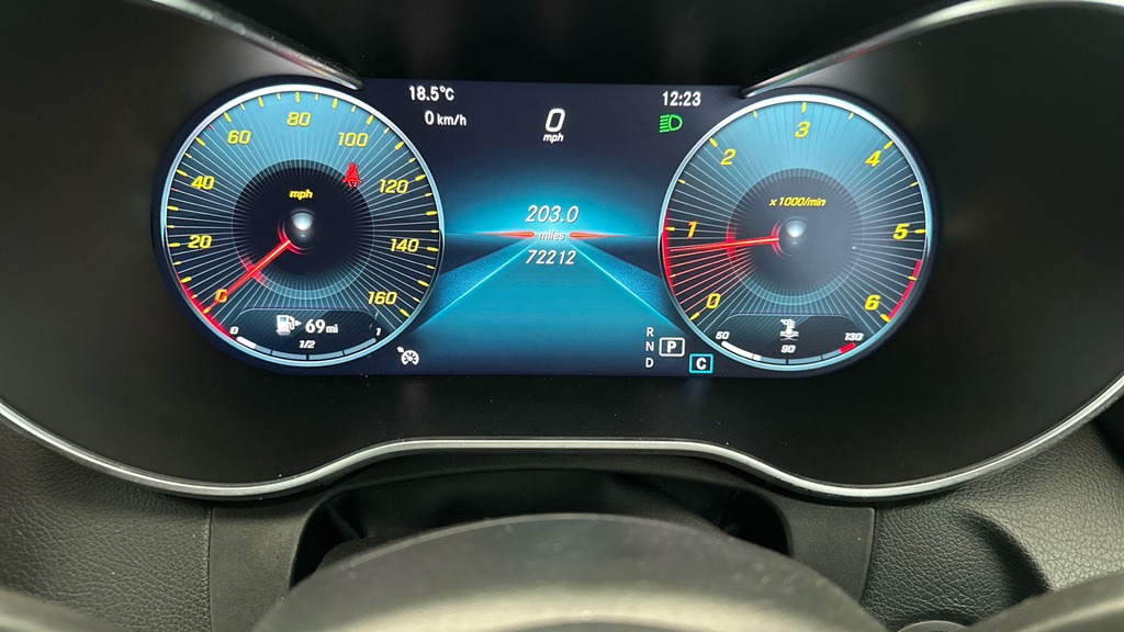 Mercedes-Benz C Class C220d Amg Line Blue #20
